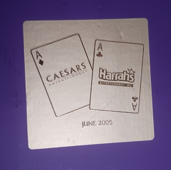 VTG Caesars Harrahs Casino Box Set Whiskey Lowball Glasses - Picture 9 of 12